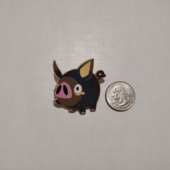 Pokemon TCG Lechonk Enamel Pin Official Nintendo Lapel Badge Brooch Figure - Picture 2 of 3